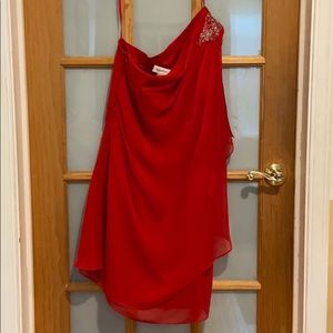 Signature - One Shoulder - Red Dress